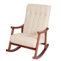 SCHAUKELSTUHL Cremeweiß - Creme/Weiß, Textil (62/97/82cm) - MCW