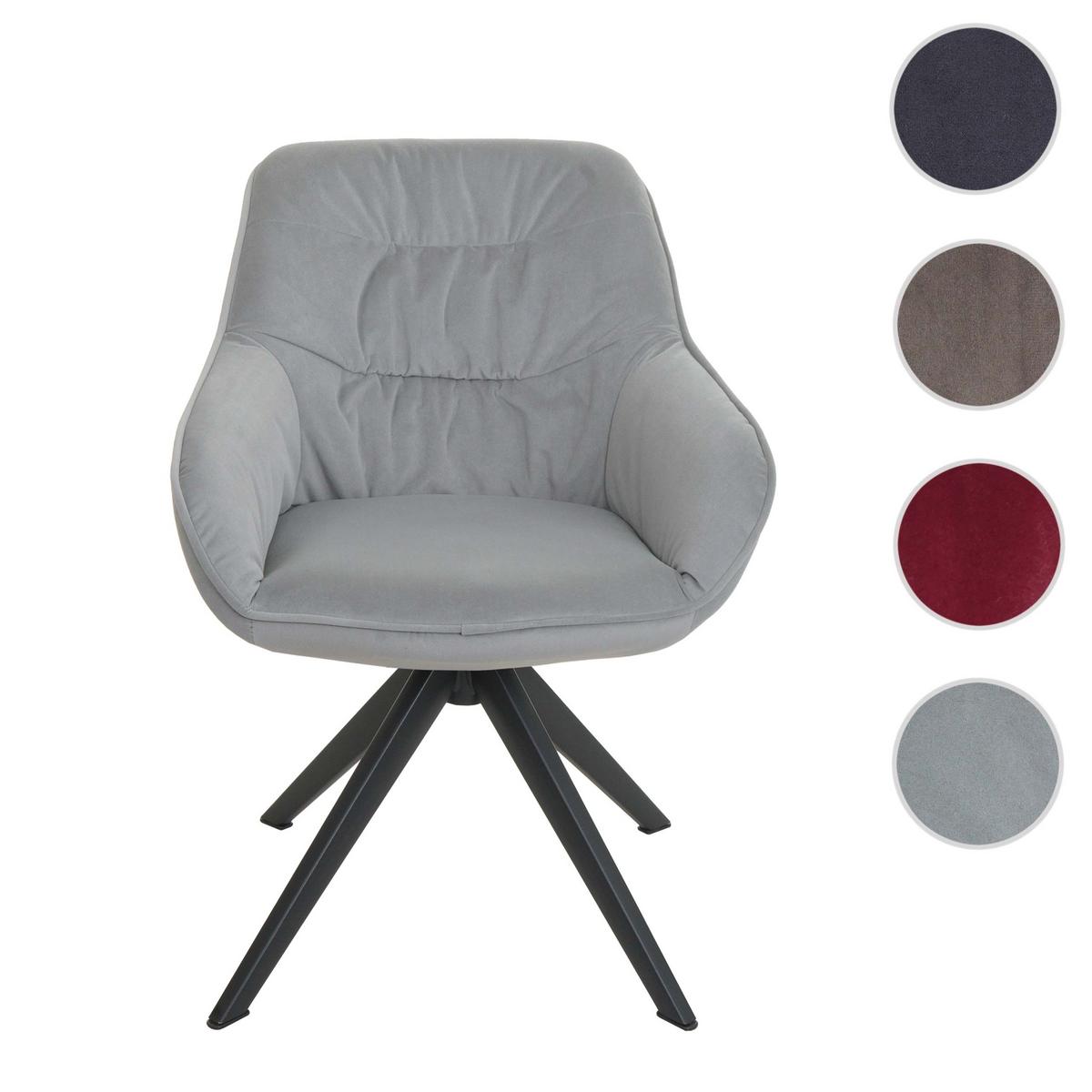 ESSZIMMERSTUHL Hellgrau - Hellgrau/Grau, Textil (59/84/52cm) - MCW