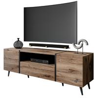 TV-ELEMENT ONYX LOFT auf Beinen 158 cm Push Open - Eichefarben, Holzwerkstoff (158/53/41.3cm) - Lookway