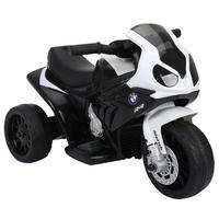 ELEKTRO Kindermotorrad Dreirad Kinderfahrzeug Lizenziert von BMW 18-36 Monate - Schwarz, Kunststoff (66/37/44cm) - HOMCOM