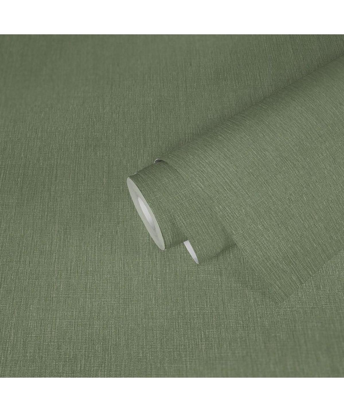 VLIESTAPETE Grün 53/1005 cm - Grün, Textil (53/1cm) - KUNSTLOFT