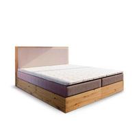 BOXBETT VERDON 160x200 cm mit Matratze und Topper - Rosa - Rosa, Holz (160/200cm) - MASSENO