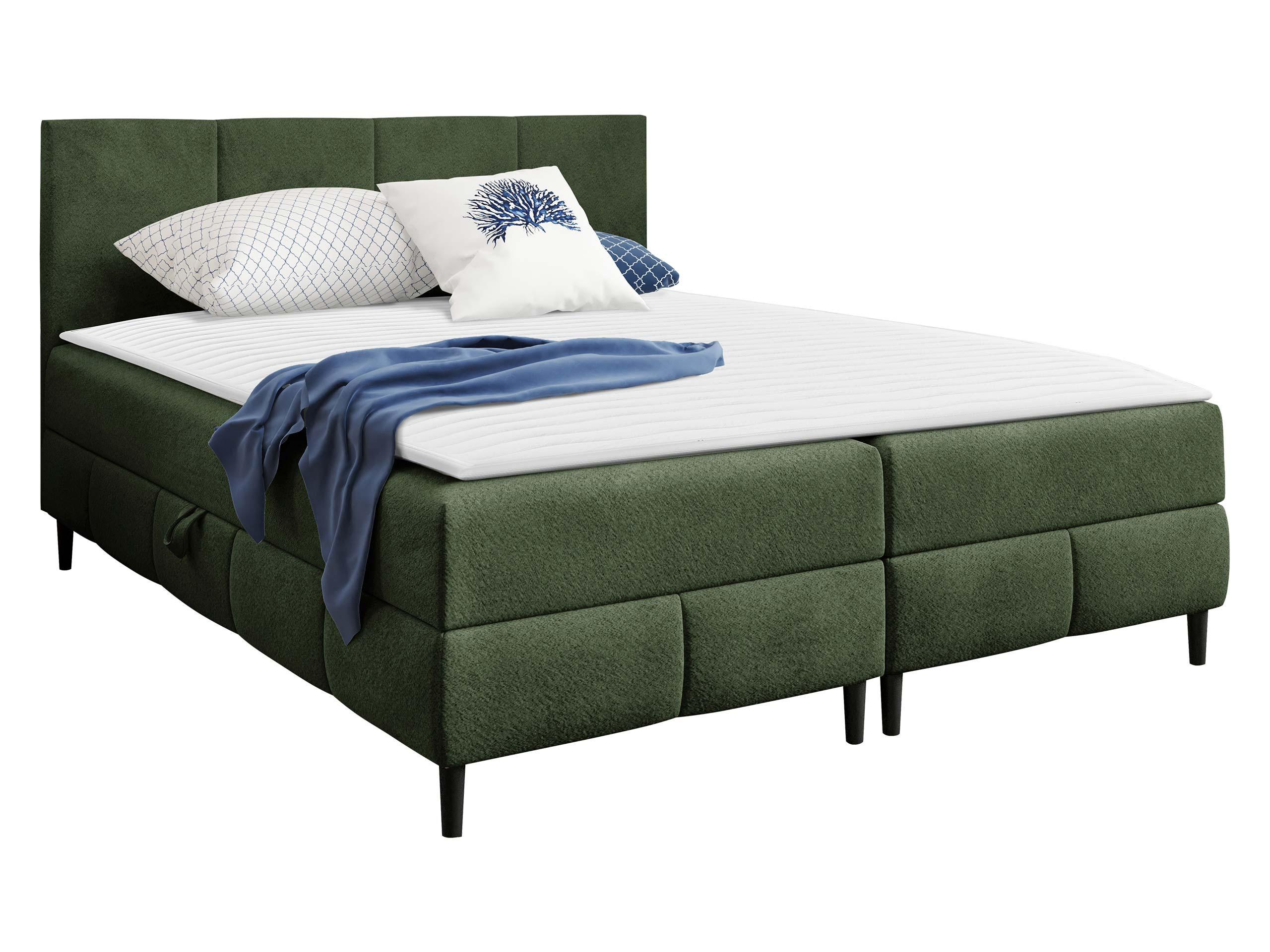 BOXBETT Box Best 2 - H3 - Schwarz/Grün, Holz/Holzwerkstoff (160/200cm) - MIRJAN24