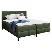 BOXBETT Box Best 2 - H3 - Schwarz/Grün, Holz/Holzwerkstoff (160/200cm) - MIRJAN24