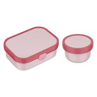 OBST- UND BENTOBOX Campus (2025) Cool Pink 300 & 750 ml 2er Set - Pink, Kunststoff (2/2/2cm) - Mepal