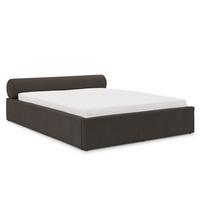 POLSTERBETT 200/200 cm Josy im Designer-Look mit Bettkasten und Lattenrost aus Anthrazit Chenille-Stoff - Anthrazit/Schwarz, Holz/Kunststoff (200/200cm) - S-Style Möbel