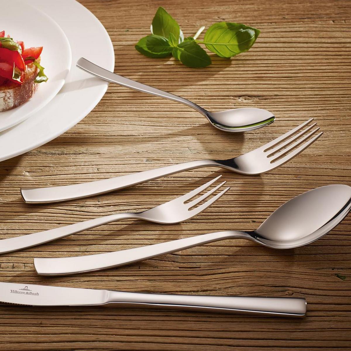 TAFELBESTECK Elisabeth silber 30-tlg. - Silberfarben, Metall - Villeroy & Boch