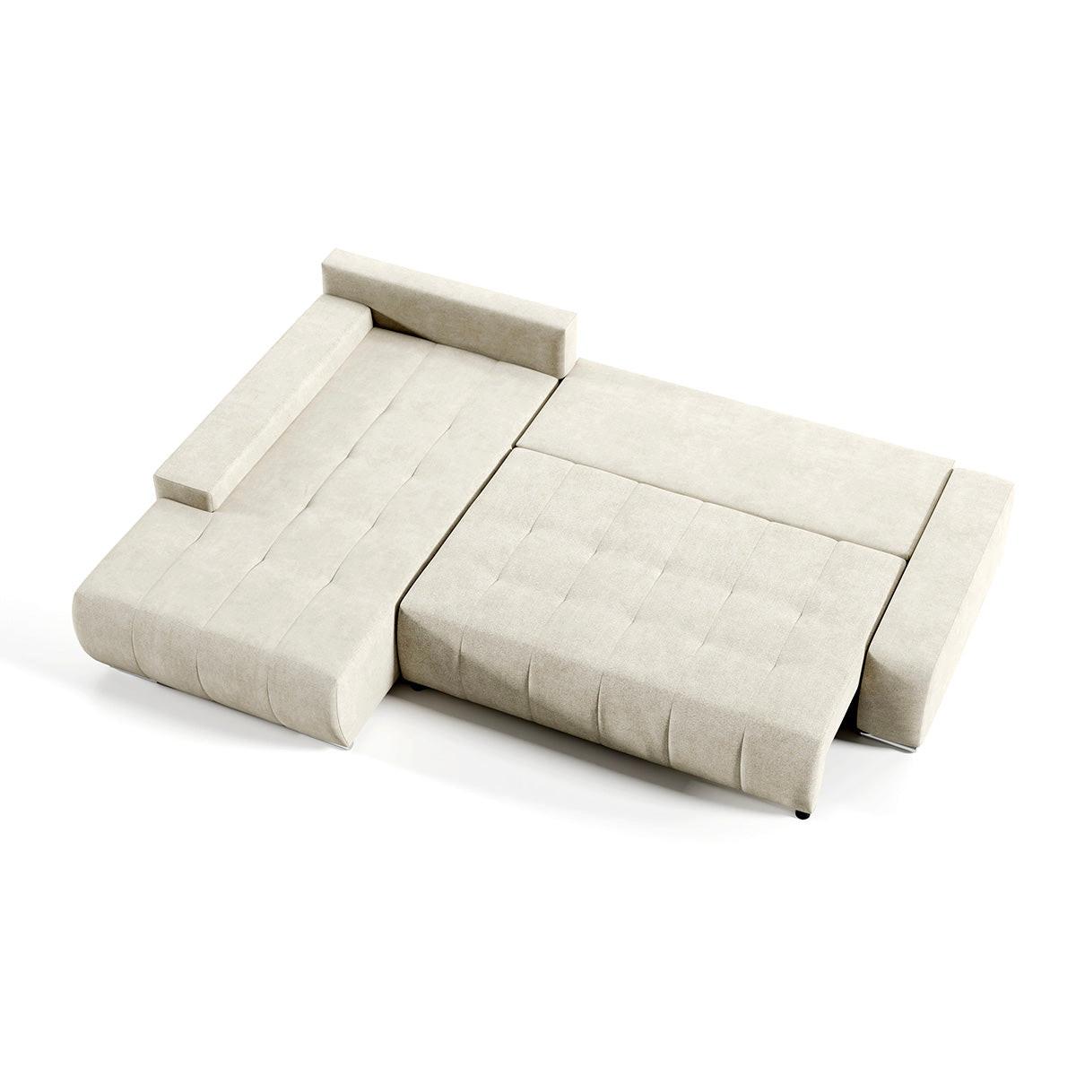 ECKSOFA Jonas 4 Sitzplätze Hellgrau - Grau, Holzwerkstoff (265/185cm) - Petits-meubles