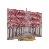 ÖLGEMÄLDE 120/80 cm - Pink, Holz/Textil (120/80cm) - KUNSTLOFT