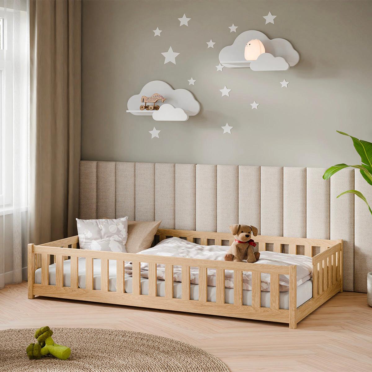 KINDERBETT 120/200 Théa Holz - Braun, Holz (120/200cm) - Petits-meubles