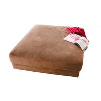 BIG HOCKER MADELINE Bronze Cord - Bronzefarben, Textil (120/43/120cm) - KAWOLA