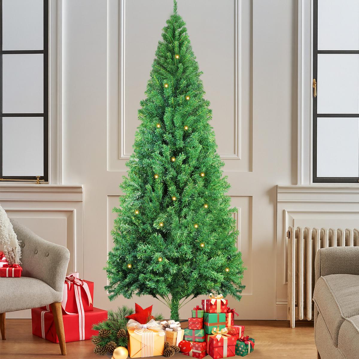WEIHNACHTSBAUM Thalyn Grün PVC 100/100/210 cm - Grün, Kunststoff (210cm) - ZMH