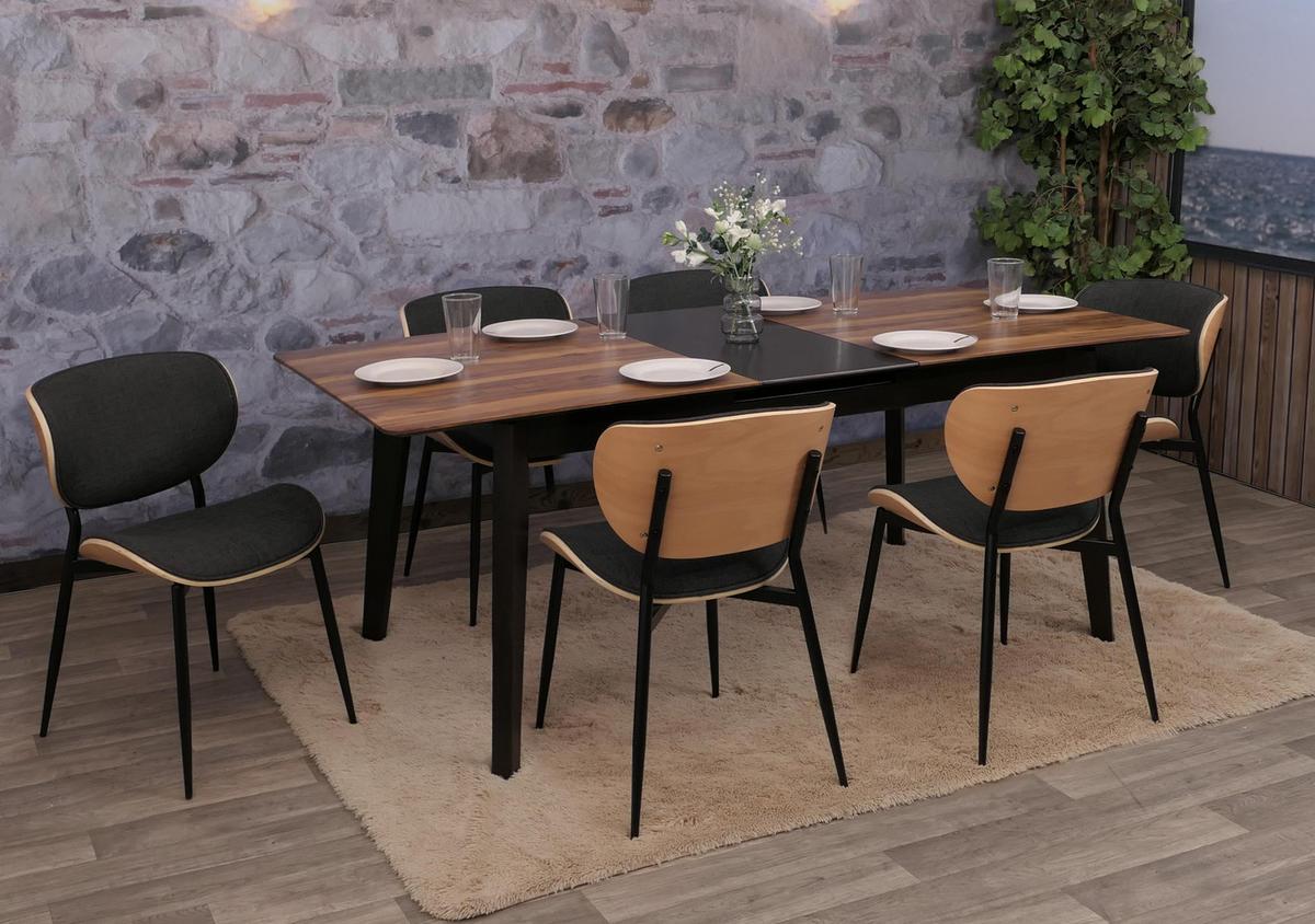 ESSZIMMERSTUHL Beige, Grau - Dunkelgrau/Beige, Textil (51/80/55cm) - MCW