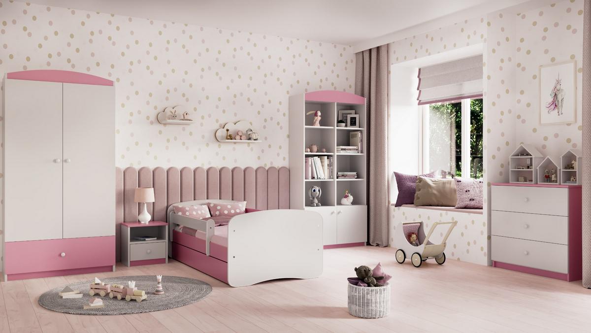 KINDERREGAL II Babydreams Hellrosa 90\180\36 - Hellrosa, Holzwerkstoff/Kunststoff (90/180/36cm) - RAUMHIRSCH FURNITURE