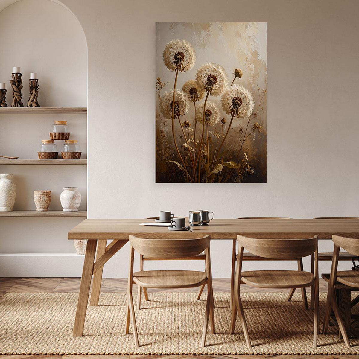 LEINWANDBILD Blumen 20x30cm - Braun, Textil (20/30cm) - Feeby