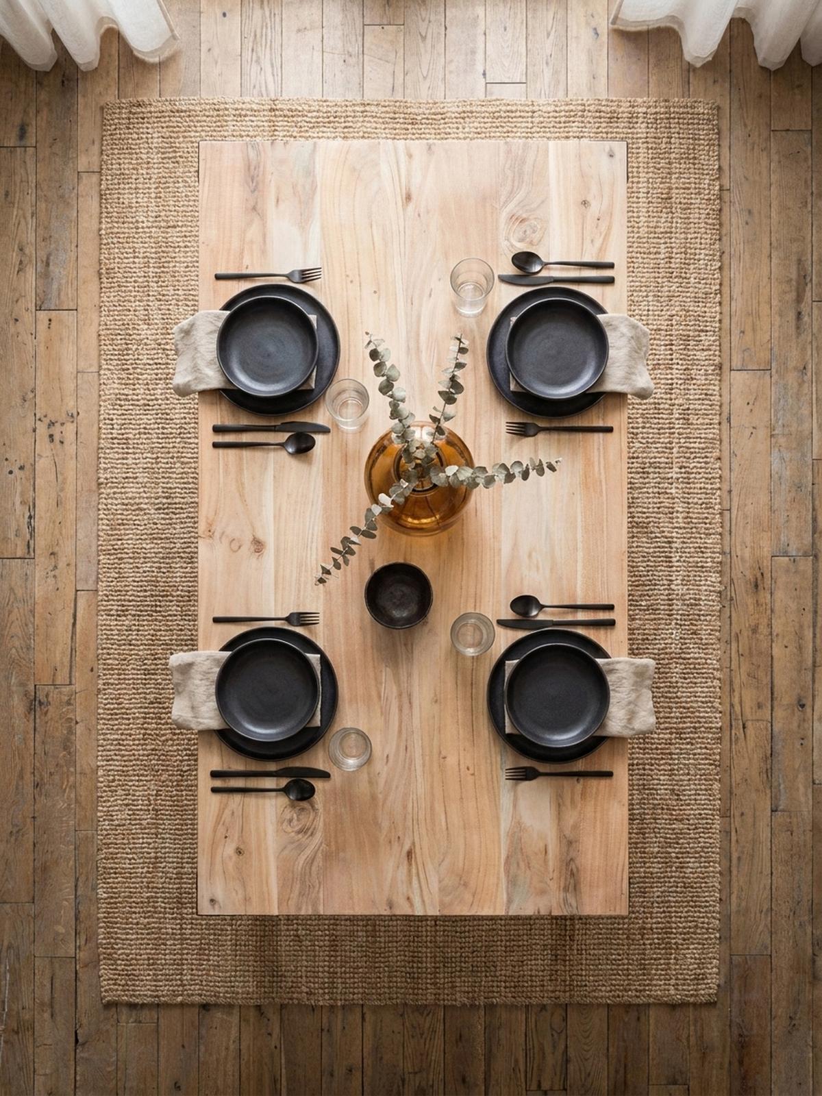 ESSTISCH Massivholz Metall Rechteckig Industrial, Akazie 120x60x76 cm - Schwarz/Akaziefarben, Holz/Metall (60/120/76cm) - KADIMA DESIGN
