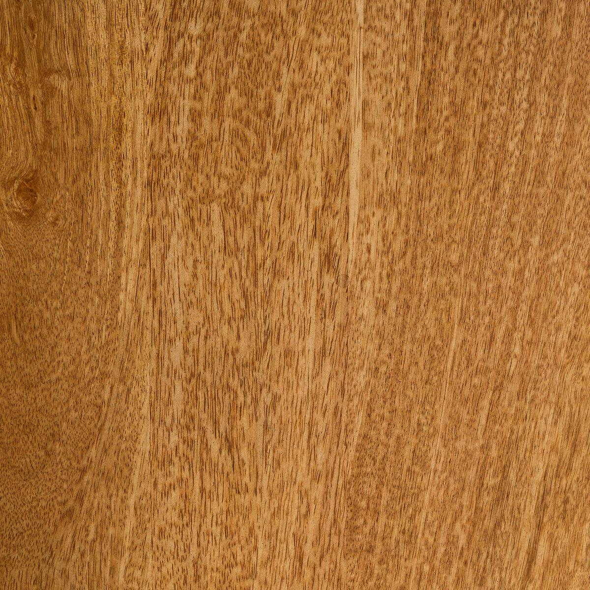 BEISTELLTISCH VARANASI weiß/natur - Weiß/Naturfarben, Naturmaterialien/Holz (40/40/51cm) - IDIMEX