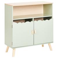 SCHRANK Hellgrün Lackey - Hellgrün, Holzwerkstoff (70/74/30cm) - Beliani