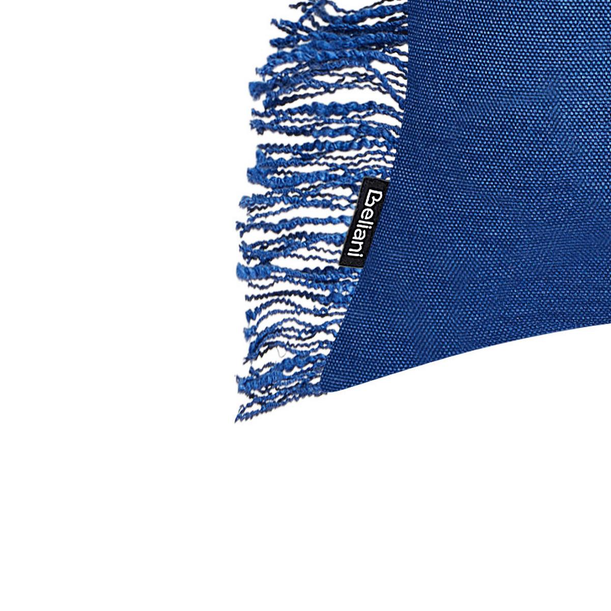 DEKOKISSEN 2er-Set Marineblau 50/35 cm Maba - Hellblau, Textil (35/50cm) - Beliani