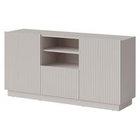 KOMMODE Liverti 150 2D1SZ - Kaschmir/Schwarz, Holzwerkstoff/Kunststoff (150/78/42cm) - MIRJAN24