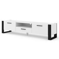 TV LOWBOARD Weiß 200/48/43 - Weiß, Holzwerkstoff (200/48/43cm) - RAUMHIRSCH FURNITURE