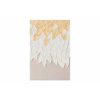 ACRYLBILD HANDGEMALT 60/90 cm - Beige/Weiß, Holz/Textil (60/90cm) - KUNSTLOFT