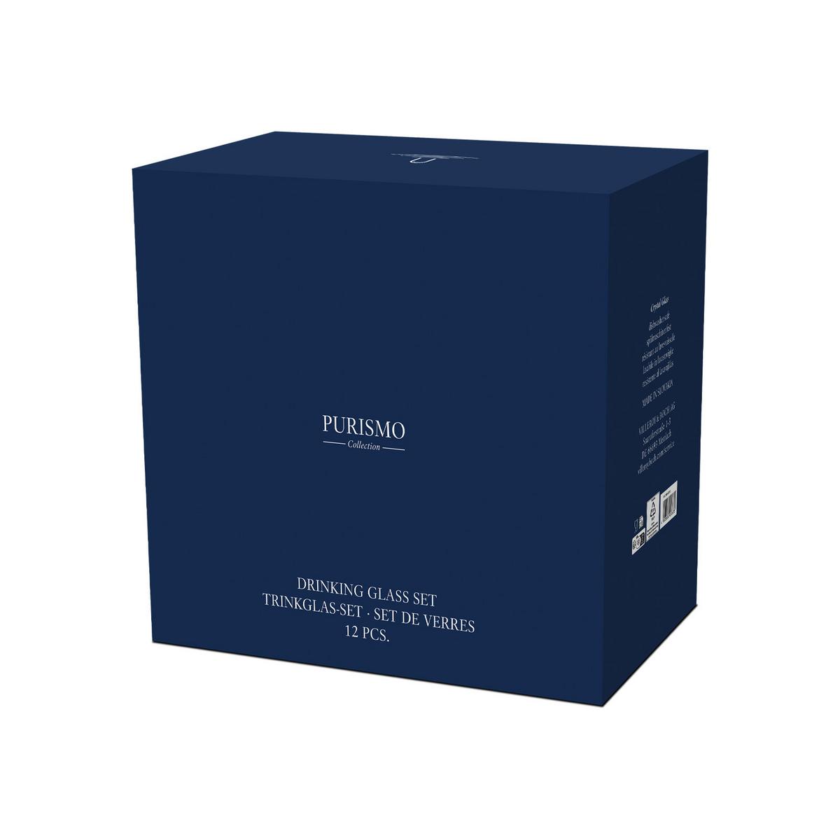 GLÄSER-SET Purismo Wine transparent 12-tlg. - Transparent, Glas - Villeroy & Boch