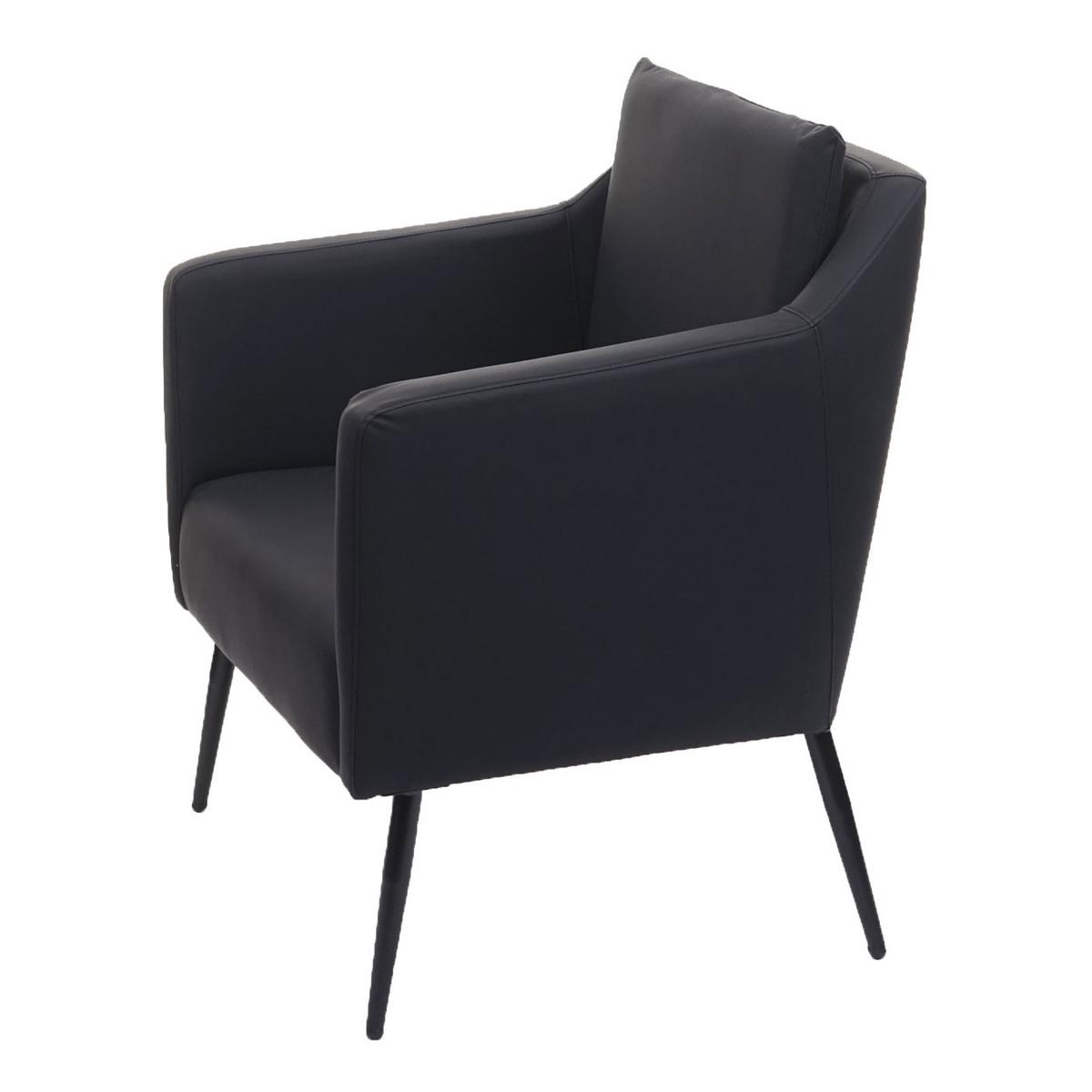 RELAXSESSEL H93A Schwarz - Schwarz, Textil (70/92/70cm) - MCW