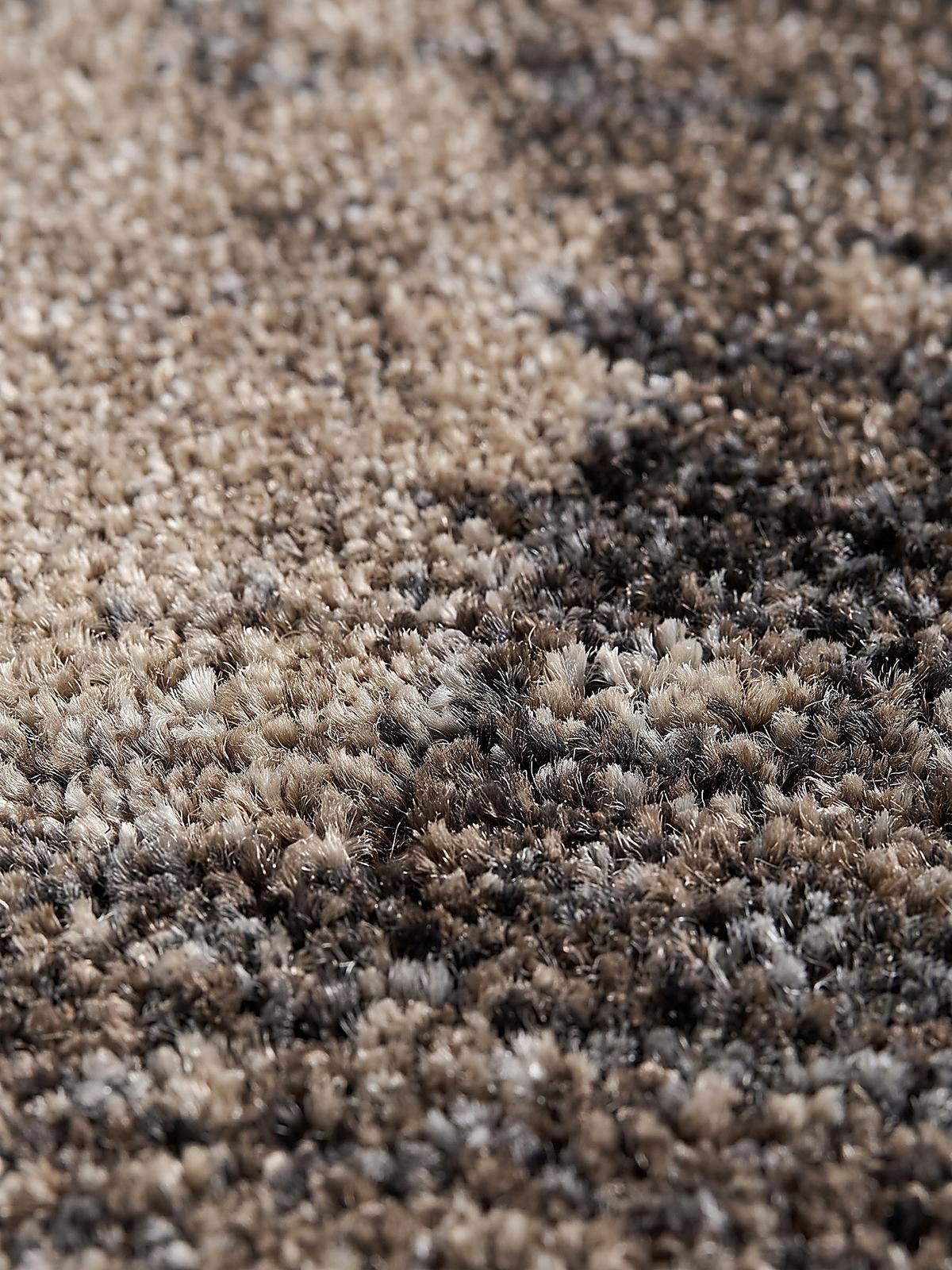 KURZFLORTEPPICH Vintage OGLIO Polypropylen Braun 120 x 170 cm - Braun, Textil (120/170cm) - KADIMA DESIGN
