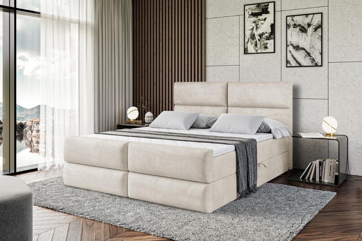 BOXBETT BOXI3-Z - 120x200 cm - H4 - Ecru - Ecru, Holzwerkstoff (120/200cm) - ALTDECOR