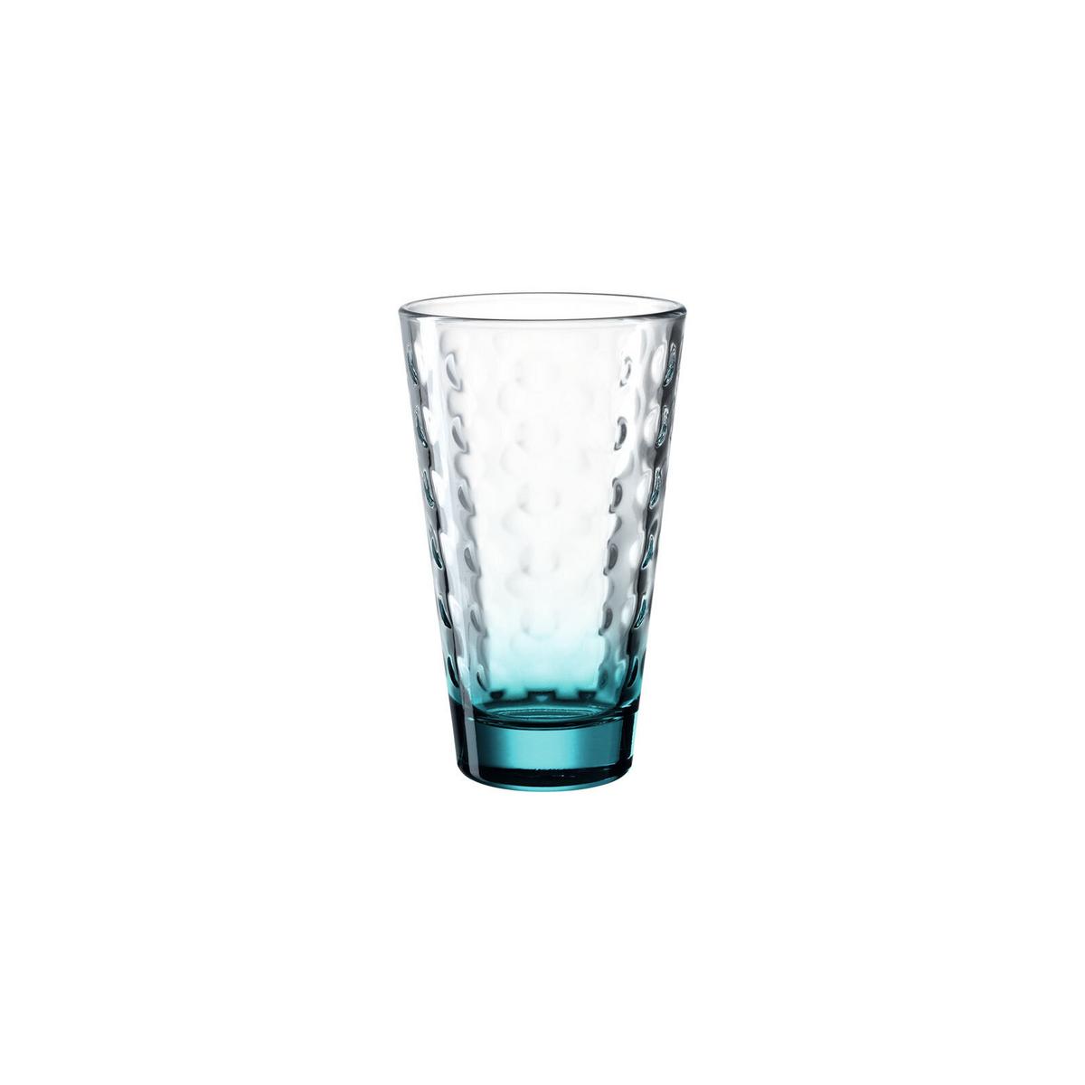 TRINKGLÄSER Optic bunt 200 ml 6er Set - Multicolor, Glas (0.3L) - Leonardo Living