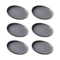 DESSERTTELLER Jasper Schwarz ø 19.0 cm 6er Set - Schwarz, Keramik (19cm) - Ritzenhoff Breker