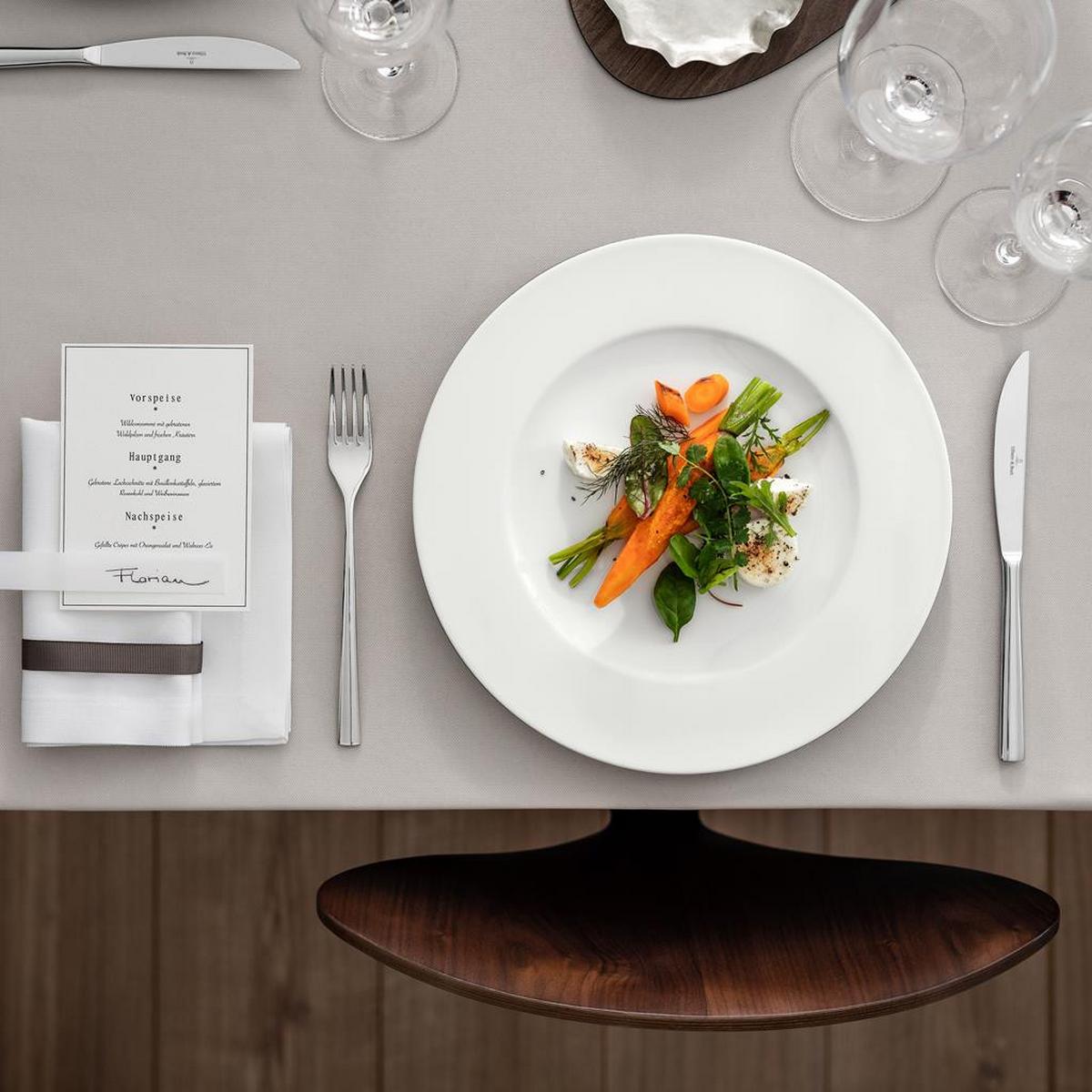 TAFELBESTECK Piemont silber 4-tlg. - Silberfarben, Metall - Villeroy & Boch
