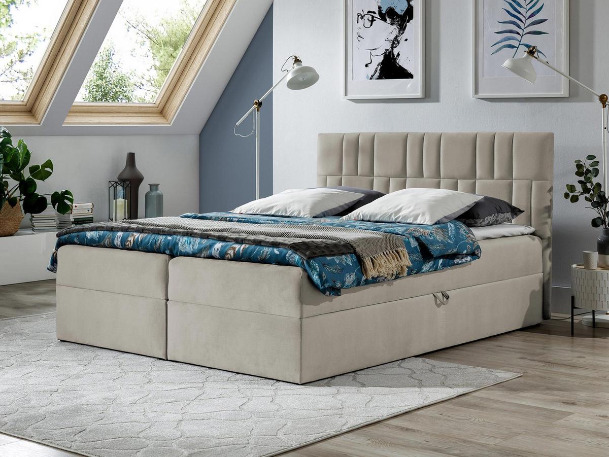 BOXBETT Top 3 - H3 - Beige, Holz (160/200cm) - MIRJAN24