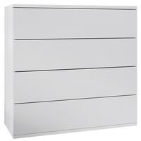 KOMMODE Pavos Weiß matt - Weiß, Holzwerkstoff (76/76/35cm) - Vladon