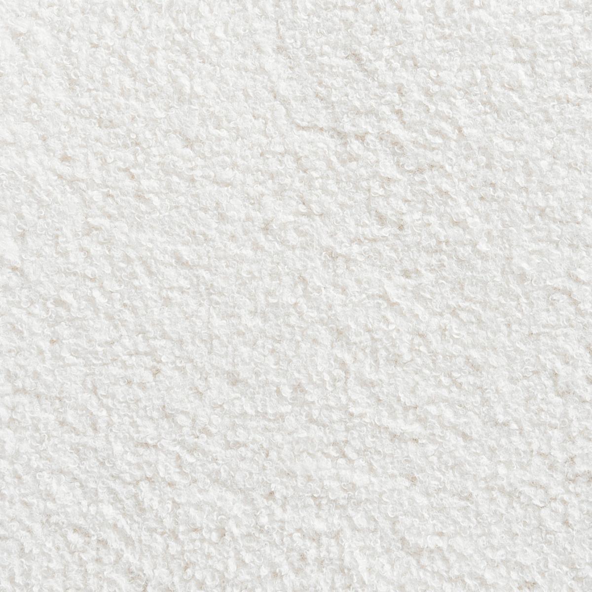POUF Cremeweiß Riddle - Weiß, Textil (57/46/38cm) - Beliani