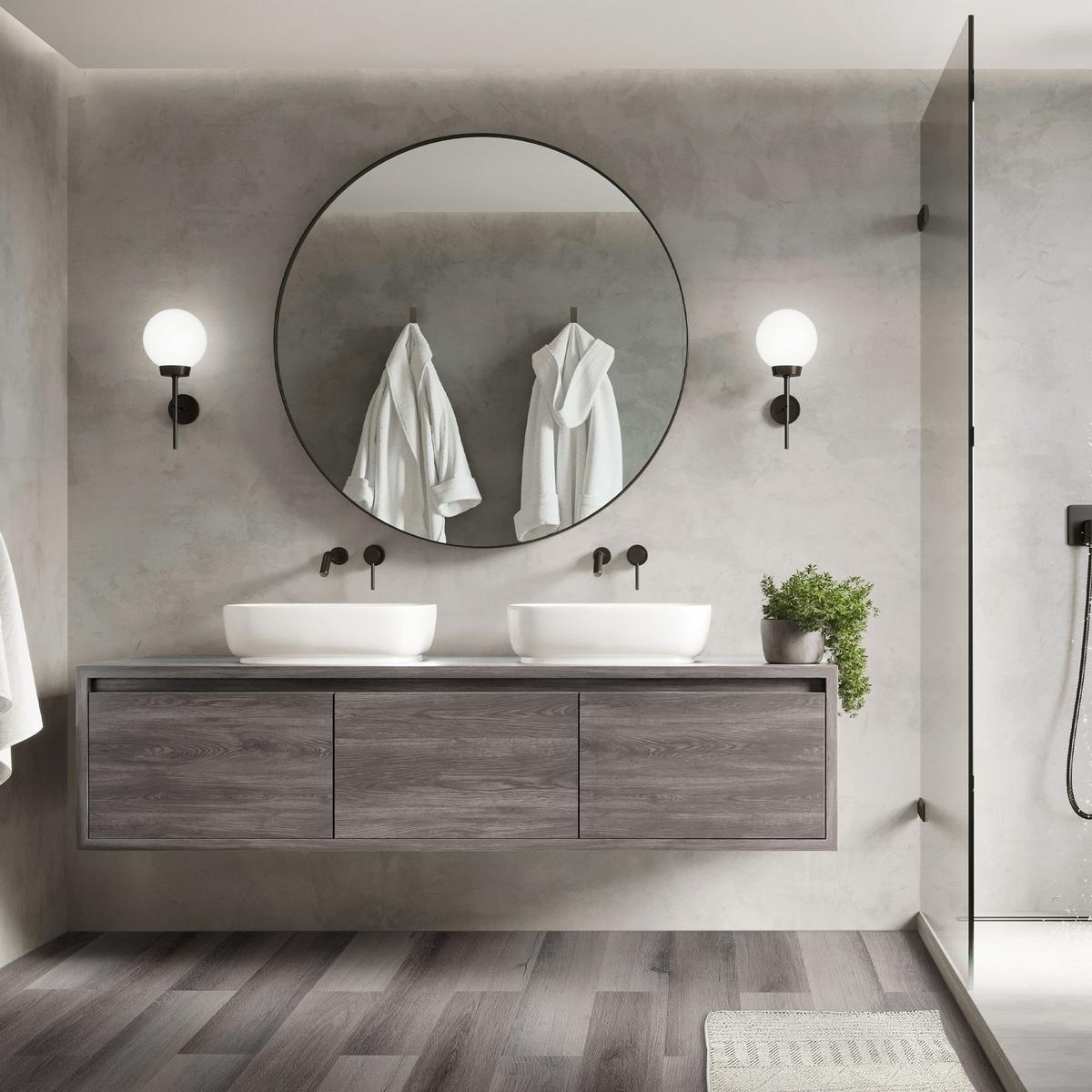 VINYLBODEN selbstklebend 2,23m²/16 Dielen Kiefer Grau - Hellgrau, Kunststoff (91.5/15.3/0.2cm) - ML-DESIGN