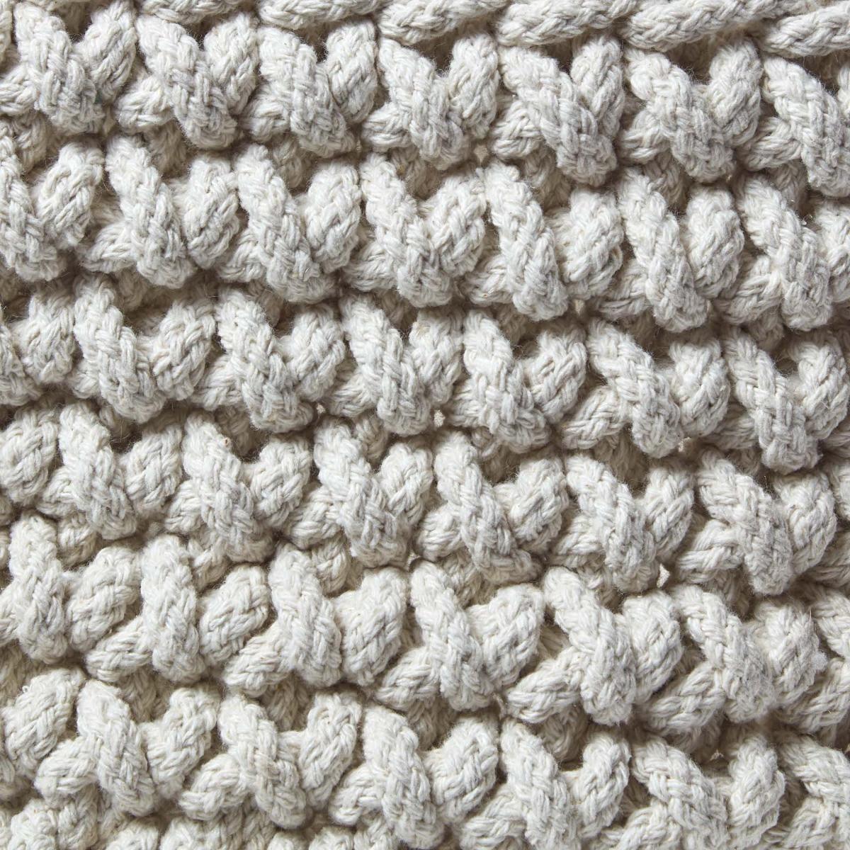 AUFBEWAHRUNGSKORB Baumwolle 37/21 cm - Naturfarben, Textil (37/37/21cm) - Homescapes
