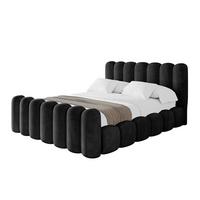 POLSTERBETT mit Bettkasten, Fußteil und Lattenrost, Boxbett ohne Matratze - SENA-Z 180x200 Schwarz - Schwarz, Holzwerkstoff/Textil (180/200cm) - ALTDECOR