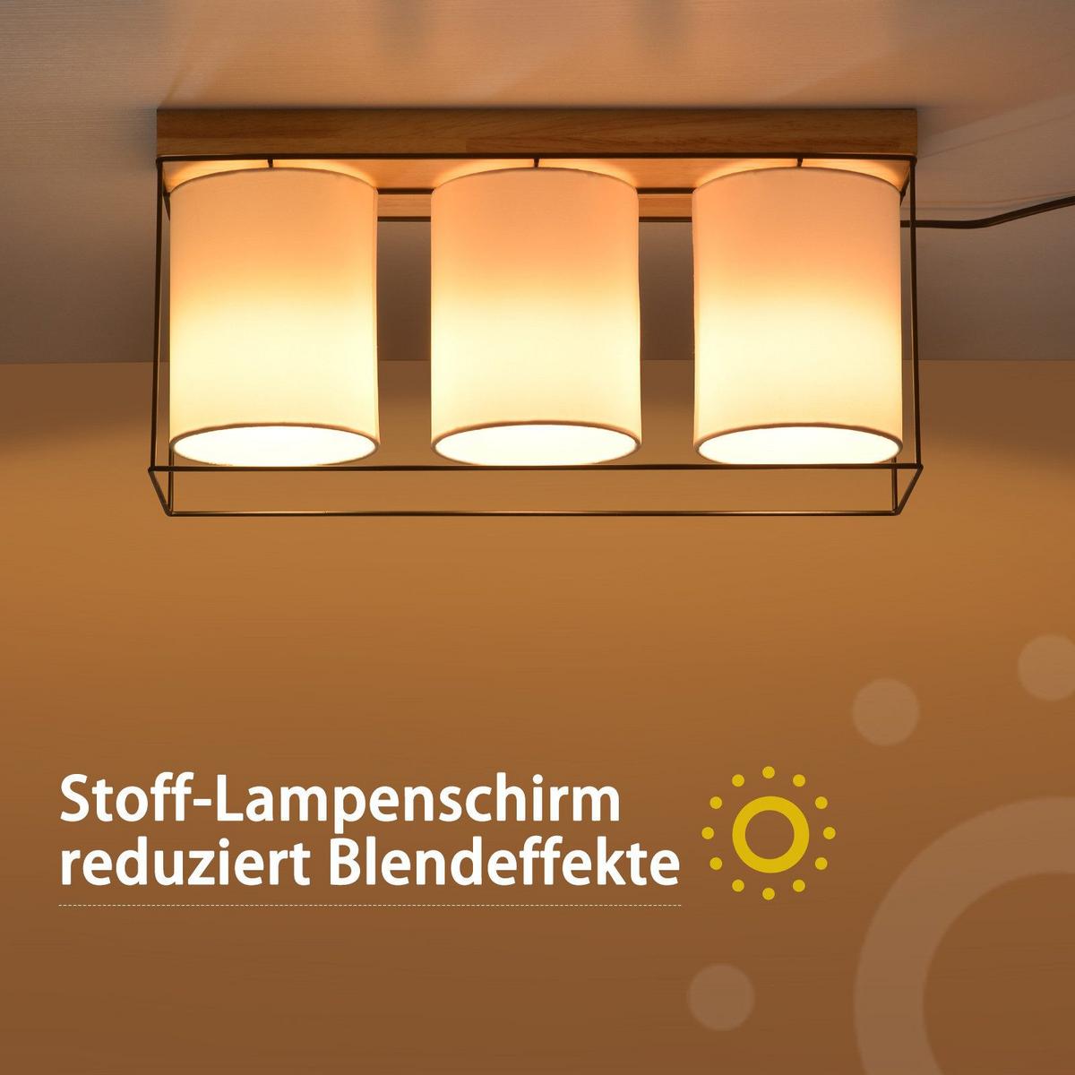 DECKENLEUCHTE Lundy 13.5/43/21cm - Schwarz, Metall (43/13.5/21cm) - Nettlife