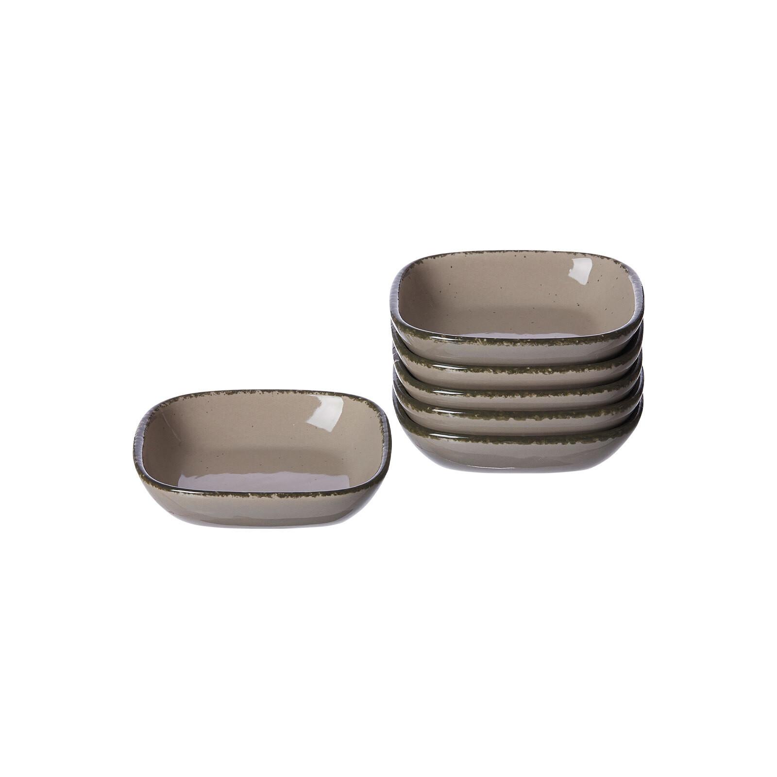 DIPSCHALEN-SET Casa Grau ø 10 cm 6-tlg. - Grau, Keramik (10cm) - Ritzenhoff Breker