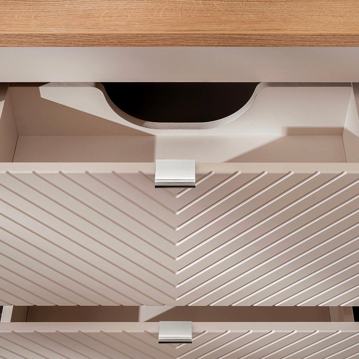 WASCHTISCHUNTERSCHRANK 80.4cm Manoa Kaschmir - Beige, Holzwerkstoff (80.4/59/40cm) - Petits-meubles