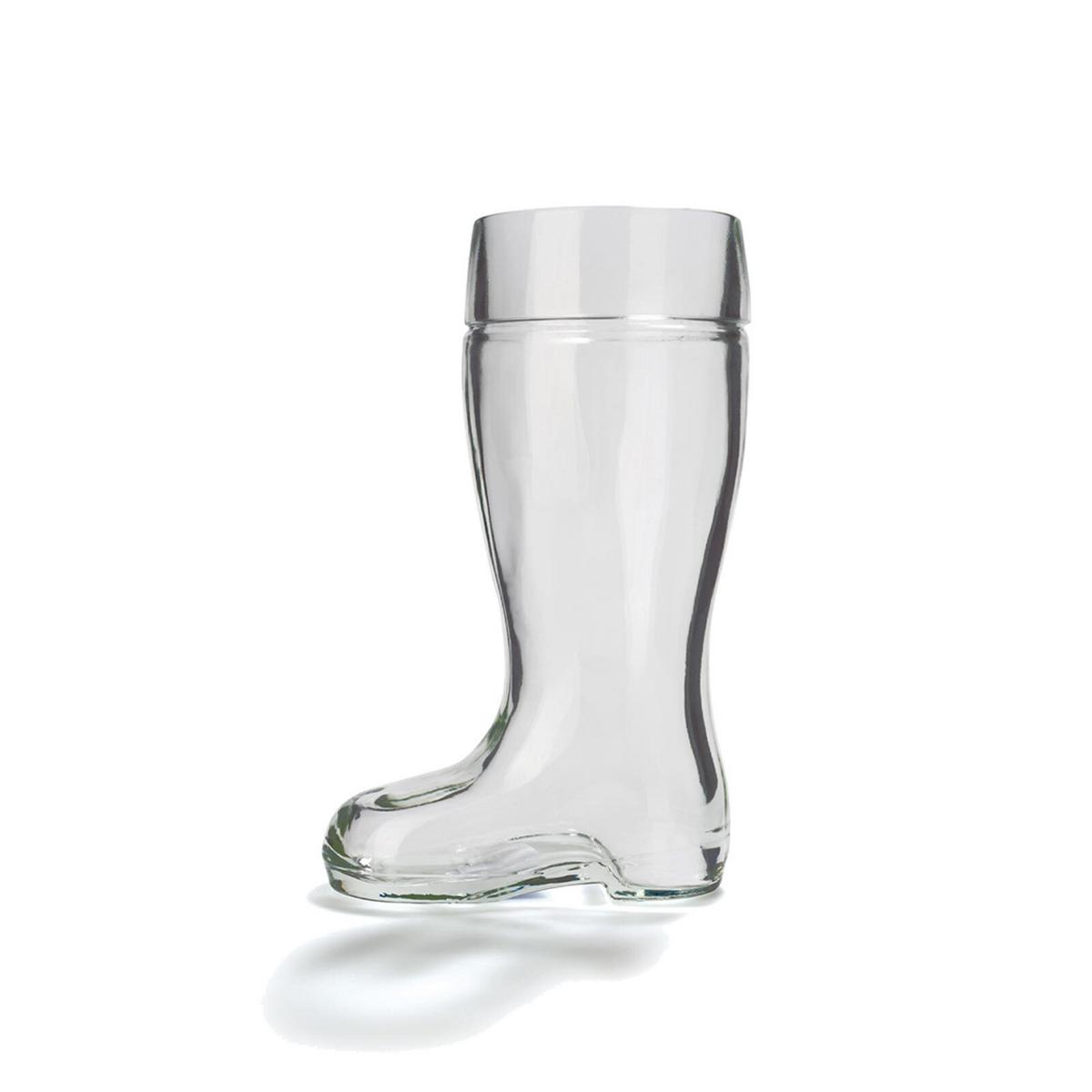 BIERGLÄSER Stiefel transparent 500 ml 2er Set - Transparent, Glas (0.5L) - Stölzle Lausitz