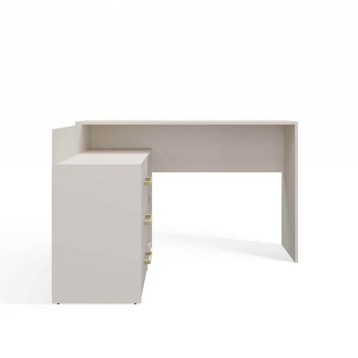 SCHREIBTISCH Kaschmir Beige 120/76/50 - Kaschmir, Holzwerkstoff (90/50/76cm) - RAUMHIRSCH FURNITURE