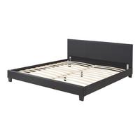 POLSTERBETT Albacete - Schwarz, Textil (160/200cm) - Corium