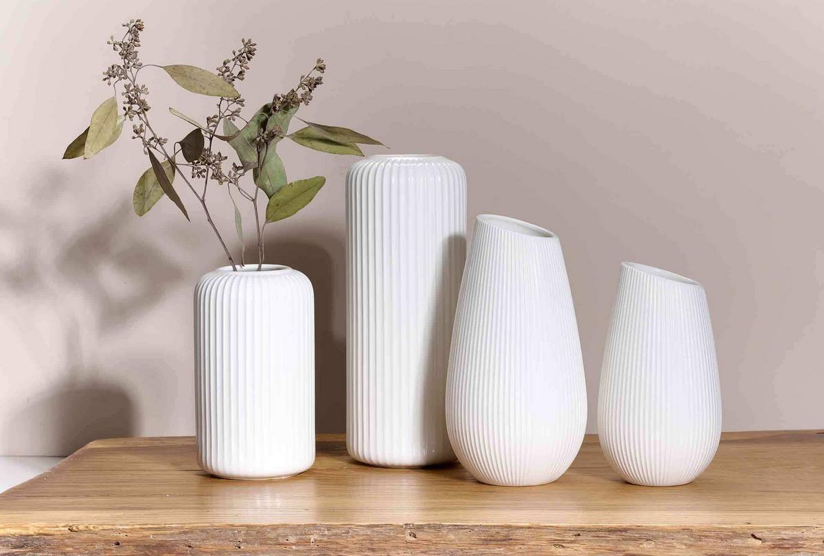 VASE Nora weiß 16 cm - Weiß, Keramik (16cm) - Ritzenhoff Breker