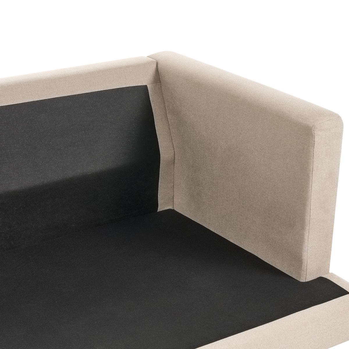 3-SITZER-SOFA Stoff Hellbraun Jarpen - Hellbraun, Textil (214/72/93cm) - Beliani
