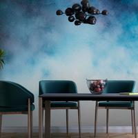 SELBSTKLEBENDE FOTOTAPETE 392/280 cm - Blau/Weiß, Kunststoff/Textil (392/1cm) - KUNSTLOFT