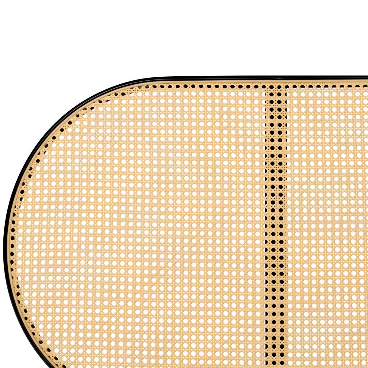 BETT mit Lattenrost 160/200 cm Eisen Hellbraun Boulin - Hellbraun, Metall (160/200cm) - Beliani