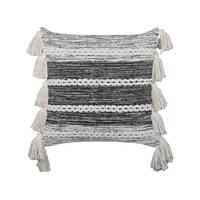 DEKOKISSEN Cremeweiß 45/45 cm Rochea - Ecru, Naturmaterialien/Textil (45/45cm) - Beliani